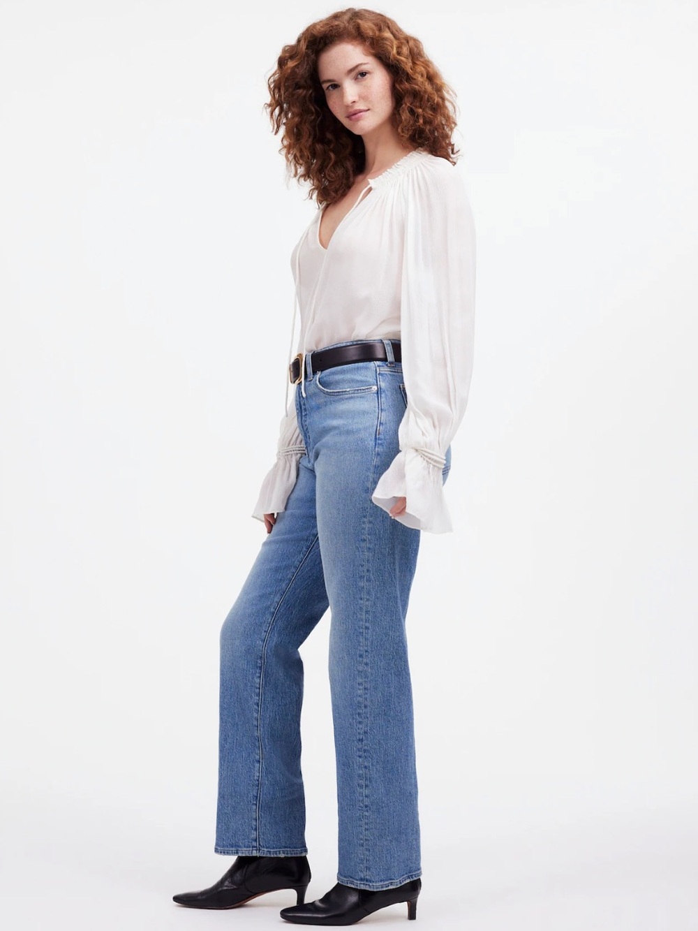 Madewell Petite Curvy '90s Straight Comfort Stretch Rondell Wash 28p